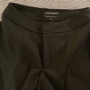 Something navy trousers size 0 with pleat